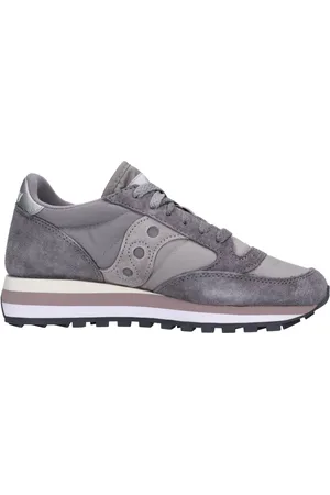 Saucony Skor, Dam, 37 1/2 EU, Mocka, Sneakers Grå