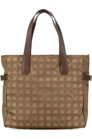 CHANEL Pre-owned, Dam, ONE Size, Nylon, Pre-owned Canvas totevskor