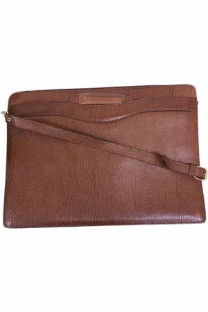Bally Pre-owned, Herr, ONE Size, Läder, Pre-owned Laeder axelremsvskor