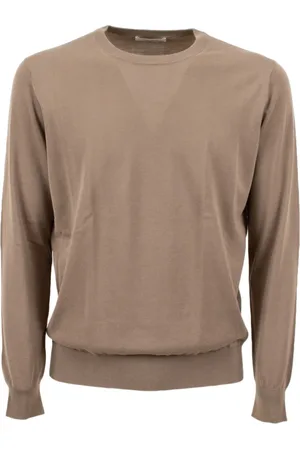 KANGRA CASHMERE Stickade tröjor & koftor, Herr, L, Rundhals Herrtröja