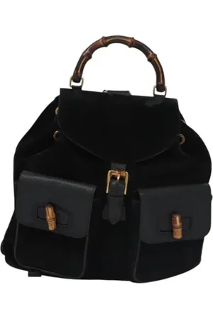 Gucci Pre-owned, Dam, ONE Size, Mocka, Pre-owned Mocka ryggsckar