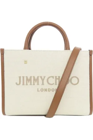 Jimmy Choo Pre-owned, Dam, ONE Size, Pre-owned handväska i canvas