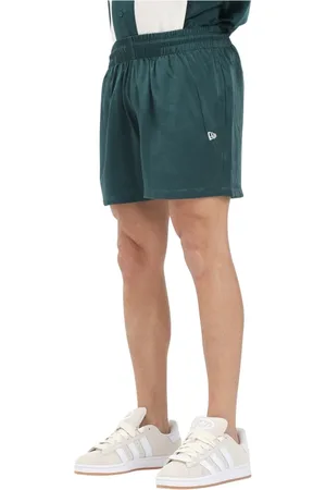 New Era Shorts, Herr, S, Sportig Grön Vävd Shorts