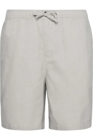 Barbour Shorts, Herr, XL, Bomull, Bomull Linne Avslappnade Shorts Mist