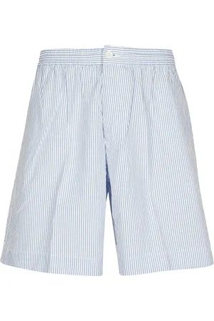 Aspesi Shorts, Herr, XL, Bomull, Blå Bermuda Shorts