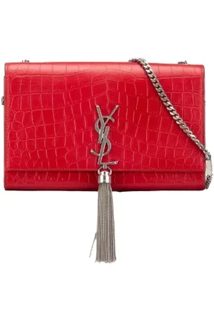 Saint Laurent Pre-owned, Dam, ONE Size, Pre-owned Laeder axelremsvskor