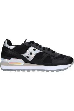 Saucony Skor, Dam, 42 EU, Läder, Sneakers Svart