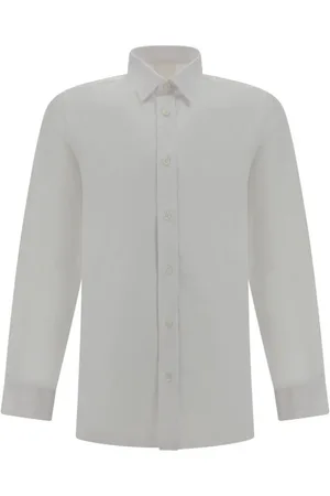 Givenchy Skjorta, Herr, L, Bomull, Bomullsskjorta med ikoniskt logobroderi