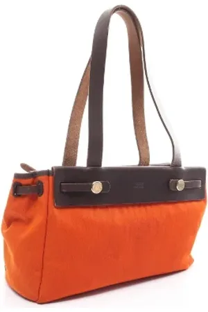 Hermès Pre-owned, Dam, ONE Size, Pre-owned Canvas axelremsvskor