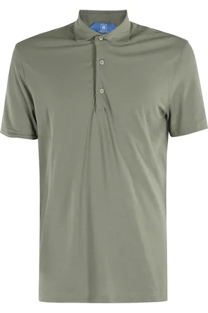 Kired Topp, Herr, L, Bomull, Bomull Crepe Polo Skjorta
