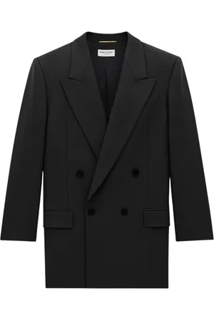 Saint Laurent Jacka, Dam, M, Silk Double Breasted Jacket