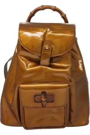 Gucci Pre-owned, Dam, ONE Size, Pre-owned Laeder ryggsckar