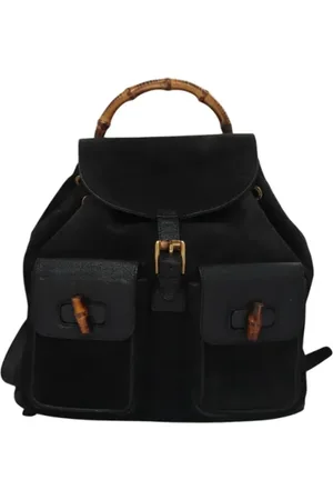 Gucci Pre-owned, Dam, ONE Size, Mocka, Pre-owned Mocka ryggsckar