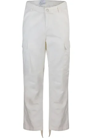 Carhartt Byxor, Herr, W29, Bomull, Vita Ekologiska Bomulls Regular Fit Byxor