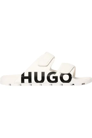 HUGO BOSS Skor, Herr, 41 EU, Svarta Avslappnade Sandaler för Män