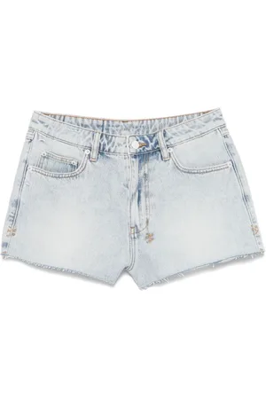 KSUBI Shorts, Dam, W26, Denim, Denim Shorts med Broderad Logotyp