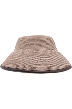 Brunello Cucinelli Accessoarer, Dam, S, Läder, Justebara hattar med läderkant