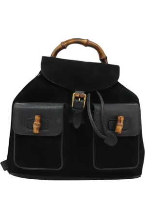 Gucci Pre-owned, Dam, ONE Size, Mocka, Pre-owned Mocka ryggsckar