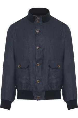 BARBA Jacka, Herr, 2Xl, Linne, Linneknapp Framtida Jacka