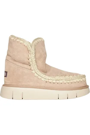 Mou Skor, Dam, 39 EU, Mocka, Shearling Ankelboots