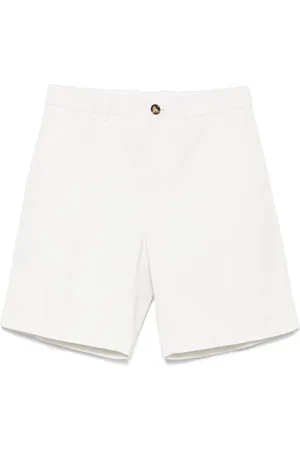 Brunello Cucinelli Shorts, Herr, L, Bomull, Twisted Cotton Gabardine Shorts
