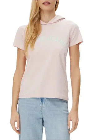 Guess Sweatshirts & Hoodies, Dam, XS, Bomull, Huvtröja med Rose Print