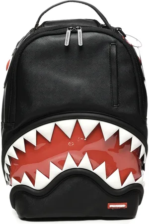 Sprayground Väska, unisex, ONE Size, Svart ryggsäck med tanddesign