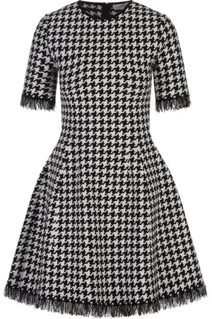 Alexander McQueen Klänning, Dam, L, Polyester, Svart Stickad Klänning
