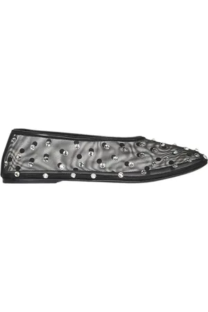 Khaite Skor, Dam, 37 EU, Svart Rhinestone Ballet Flats