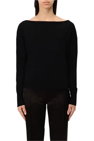 Patrizia Pepe Stickade tröjor & koftor, Dam, M, Stiliga Sweaters för en Modern Look