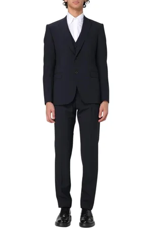 Emporio Armani Kostym, Herr, 3Xl, Marinblå Slim Fit Kostym