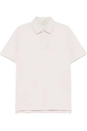 Etro Topp, Herr, M, Bomull, Bomull Polo Skjorta 3 Knappar Italien