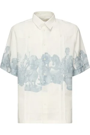 Givenchy Skjorta, Herr, L, Vit Skjorta med Framknappning