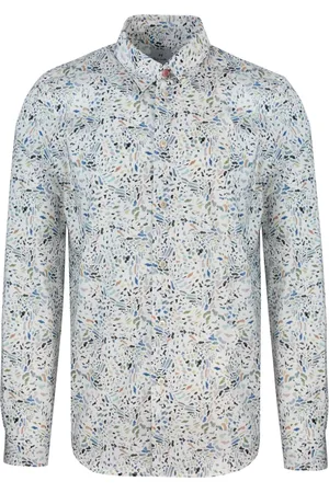Paul Smith Skjorta, Herr, S, Bomull, Ekologisk Bomull Vit Skjorta