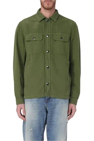Woolrich Skjorta, Herr, M, Stilig Hemp Overshirt för Män