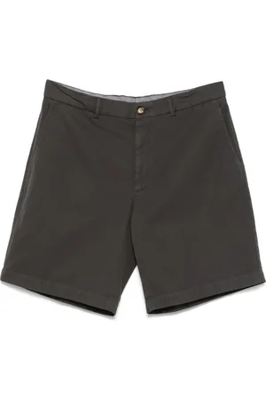 Brunello Cucinelli Shorts, Herr, 2Xl, Bomull, Twisted Cotton Gabardine Shorts