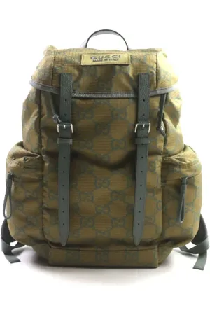 Gucci Pre-owned, Herr, ONE Size, Läder, Pre-owned Canvas ryggsckar