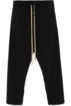 FEAR OF GOD Byxor, Herr, L, Svart Elastisk Dragsko Byxor