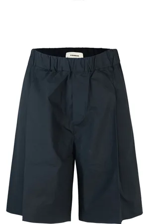 A PAPER KID Shorts, Herr, S, Bomull, Svarta Elastiska Shorts med Fickor