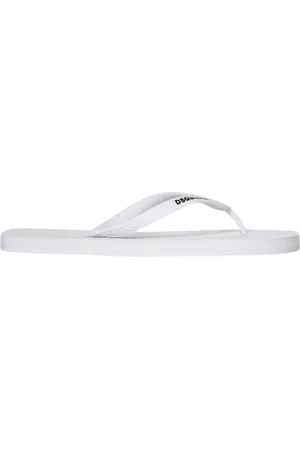 Dsquared2 Skor, Herr, 41 EU, Vita gummi casual sandaler