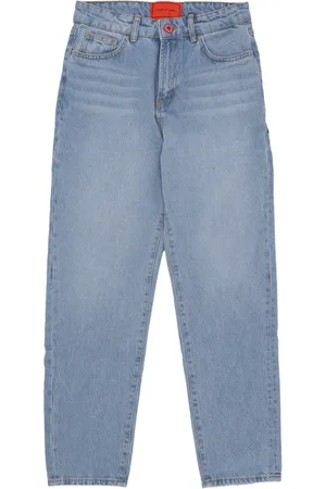 Vision Of Super Jeans, Herr, W32, Denim, Skull Print Denim Blå Jeans