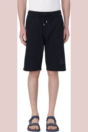 C.P. Company Shorts, Herr, L, Logo Fleece Shorts