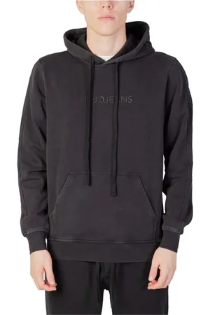 Liu Jo Sweatshirts & Hoodies, Herr, XS, Bomull, Svart huva bomullströja