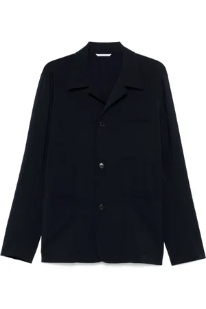 Paul Smith Jacka, Herr, M, Blå Knäppt Jacka med Fickor