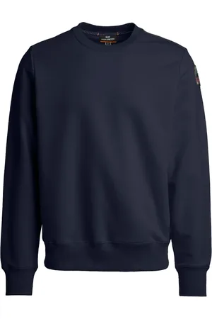 Parajumpers Sweatshirts & Hoodies, Herr, XL, Bomull, Blå Navy Crew Neck Sweatshirt