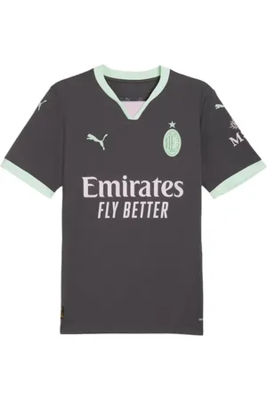 PUMA Sport, Herr, XL, AC Milan Tredje Tröja 2024/25 Grå Grön