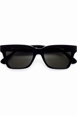 Retrosuperfuture Accessoarer, unisex, ONE Size, Svarta solglasögon Snygg modell