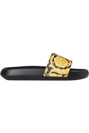 VERSACE Skor, Herr, 40 EU, Barock Slide Sandaler