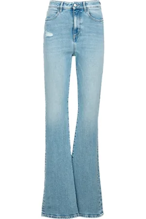 Icon Denim Jeans, Dam, W24, Klarblå Jeans