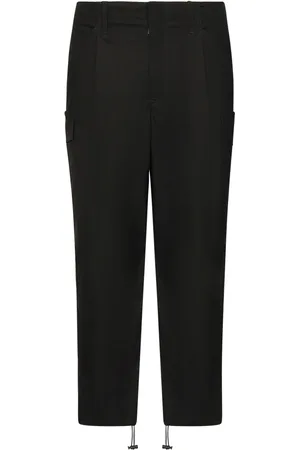 Dolce & Gabbana Byxor, Herr, L, Bomull, Svarta Byxor för Män